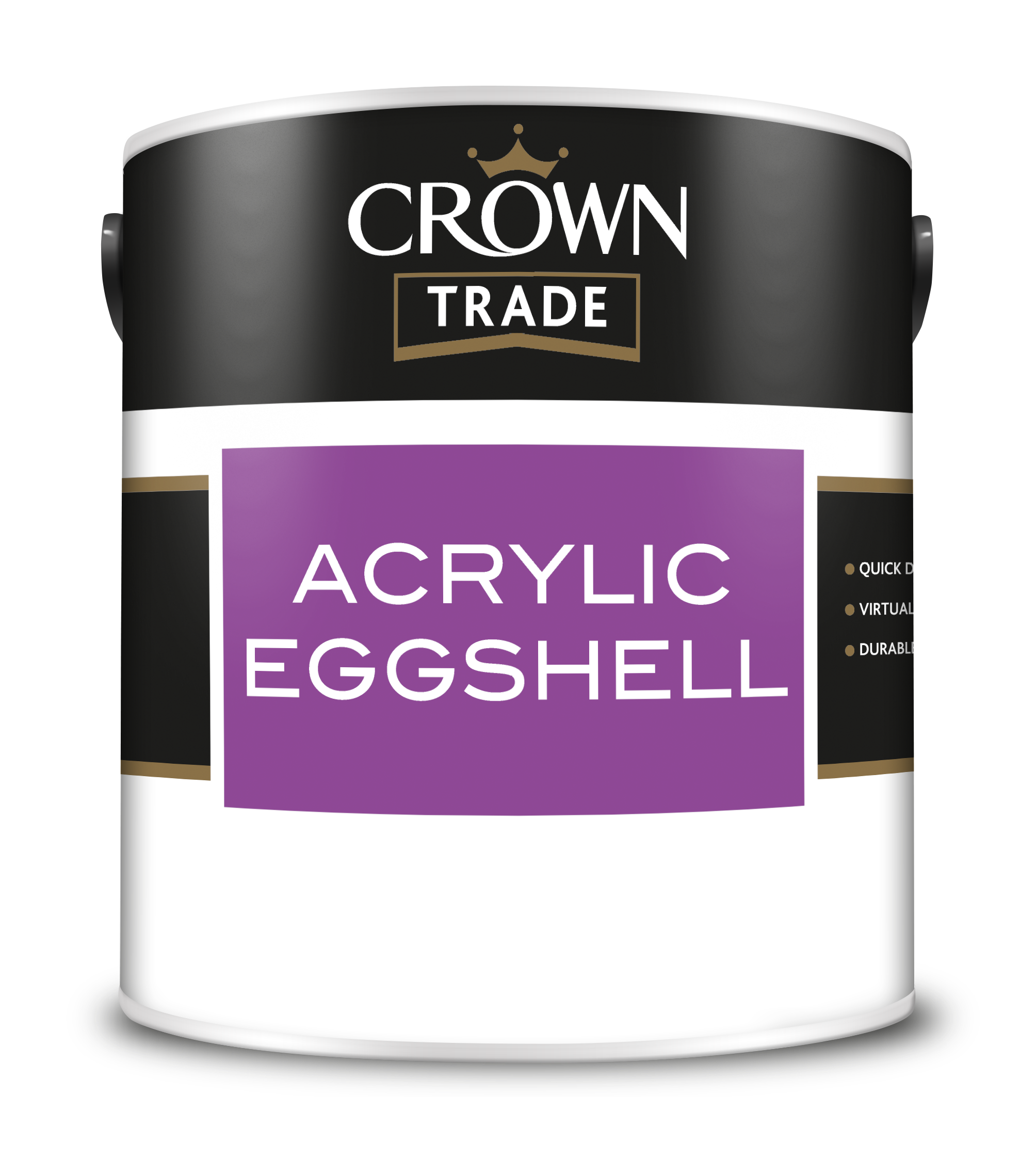 Crown Trade Acrylic Eggshell 2.5L (High res) Kruna Boje